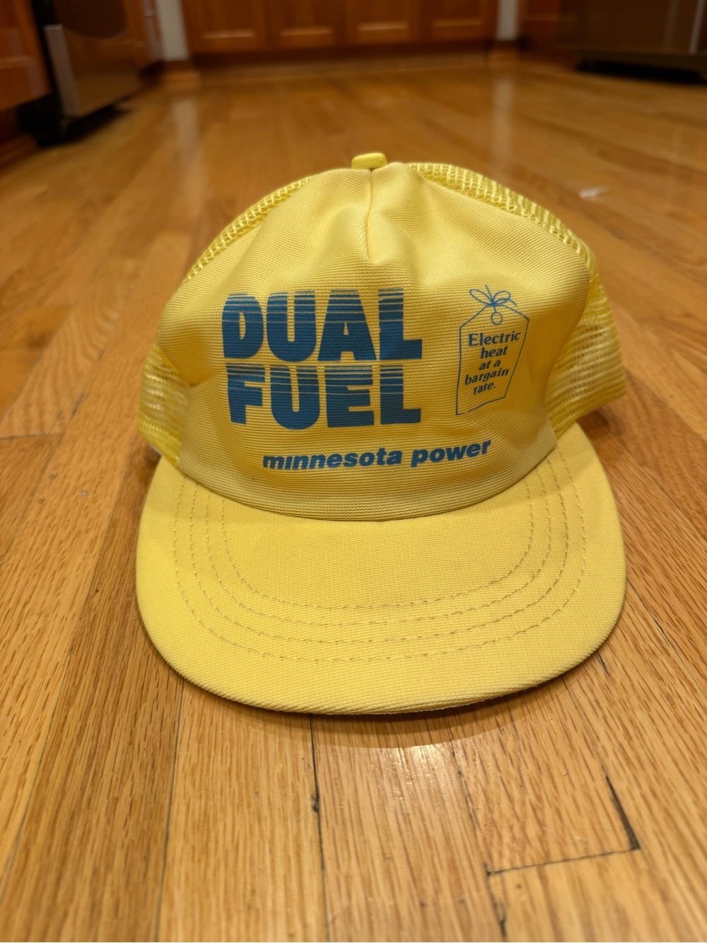 Dual Fuel Minnesota Power Yellow Mesh Trucker Hat